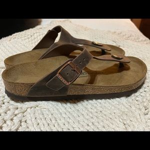 Birkenstock Womens Gizeh Habana T-Strap Sandals EUR 38/8